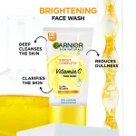 Garnier Vitamin C Gel Face Wash for Brighter Skin Gently Cleanses Skin & Removes impurities view 4