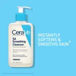 CeraVe SA Smoothing Cleanser For Dry, Rough & Bumpy Skin, Face Wash With Salicylic Acid & Ceramides view 4