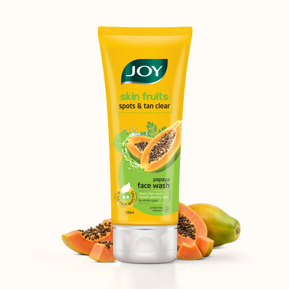 Joy Skin Fruits Spots & Tan Clear Face Wash with Papaya
