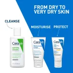 CeraVe Moisturizer Cream For Dry Skin With Ceramides & Hyaluronic Acid For Barrier Repair view 9