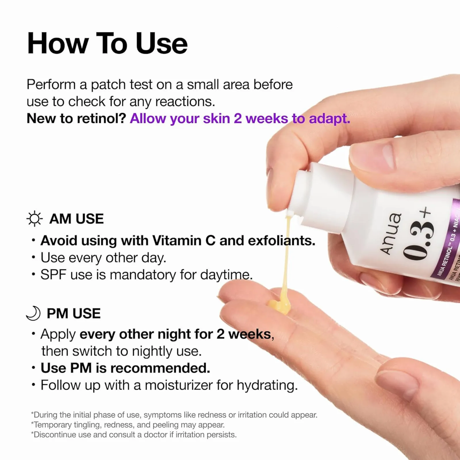 Anua Retinol Anti-Aging Duo Reduces Fine Lines & Wrinkles (Serum + Eye Cream)