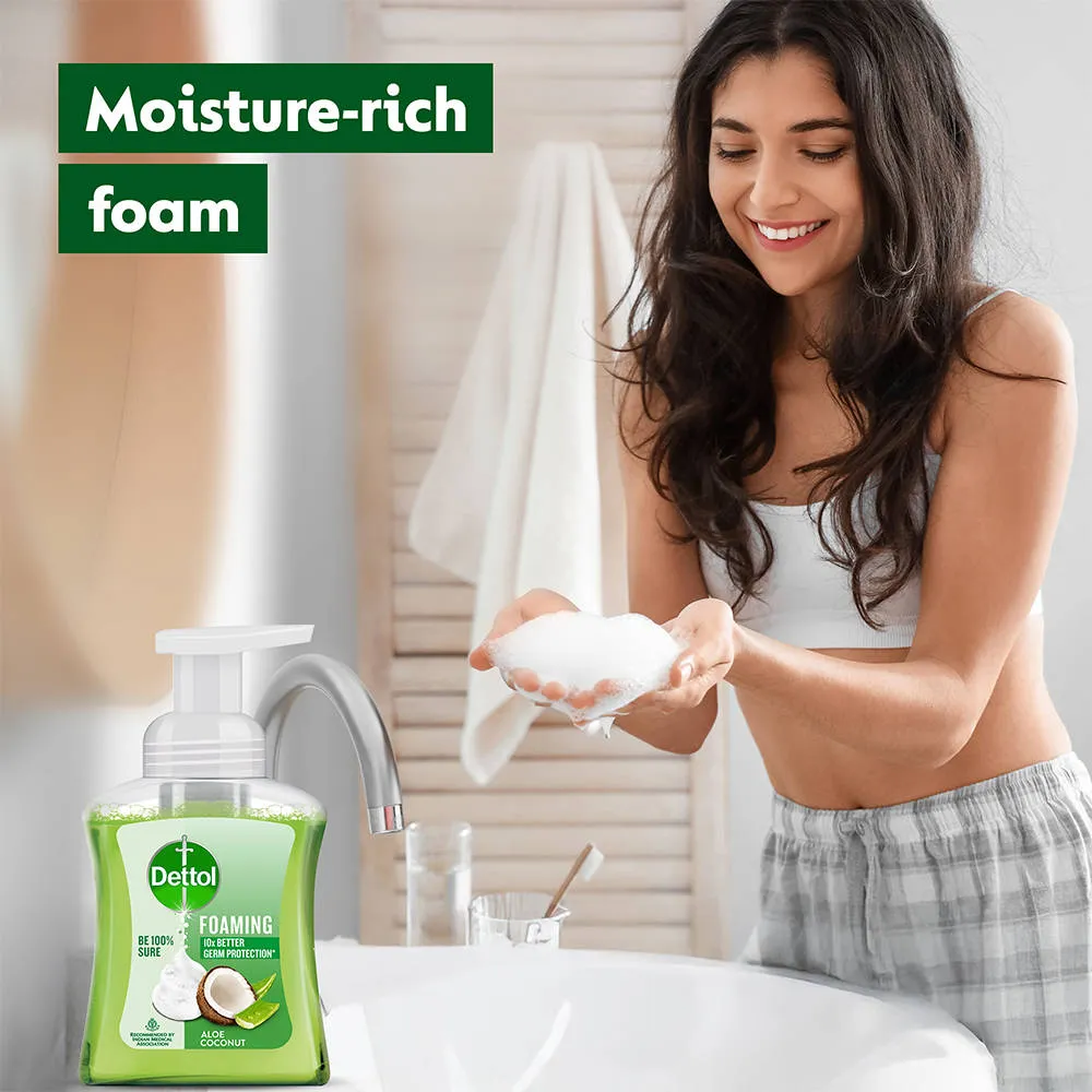 Dettol Aloe Coconut Foaming Handwash Pump