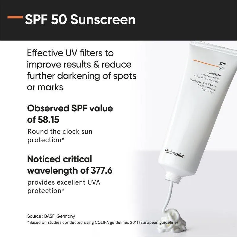 Minimalist Dark Spots Solution