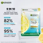 Garnier Bright Complete Anti Pimple Sheet Mask With Salicylic Acid, Niacinamide & Vitamin C Serum view 6
