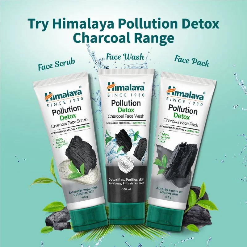 Himalaya Pollution Detox Charcoal Face Wash