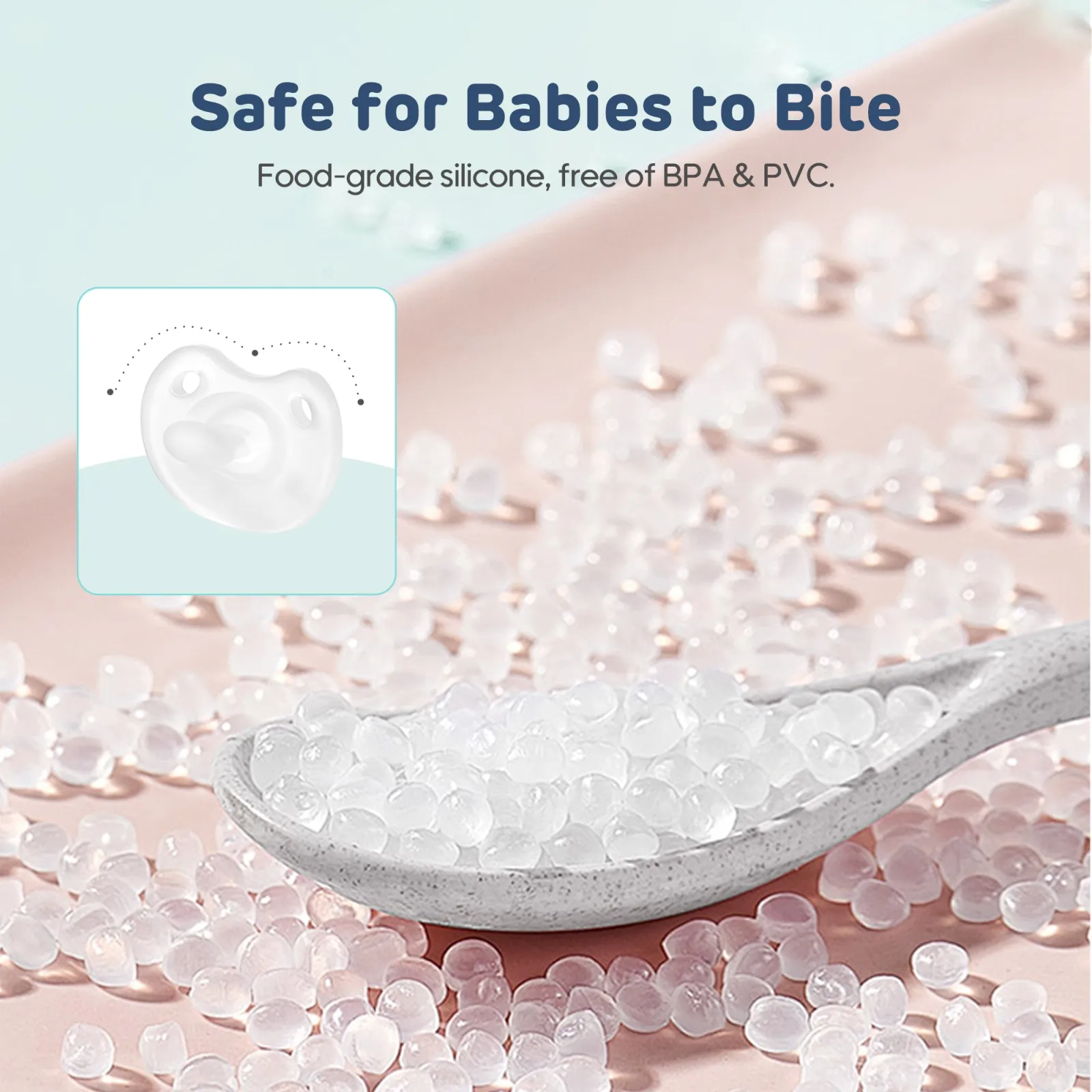 Aiwibi Baby Silicone Soothing Pacifier（Day & Night）