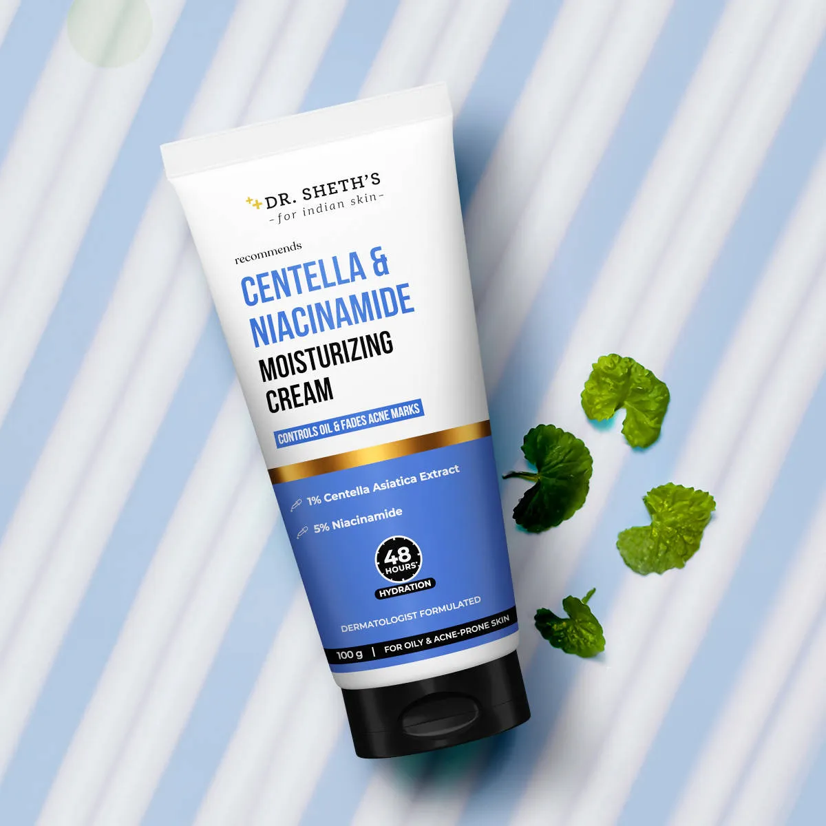 Dr. Sheth's Centella And Niacinamide Moisturizing Cream