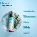 Pilgrim Spanish Rosemary & Biotin Hair Growth Oil Control Hairfall Strong Hair Applicator Pack of 2 view 4