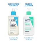 CeraVe SA Smoothing Cleanser For Dry, Rough & Bumpy Skin, Face Wash With Salicylic Acid & Ceramides view 10