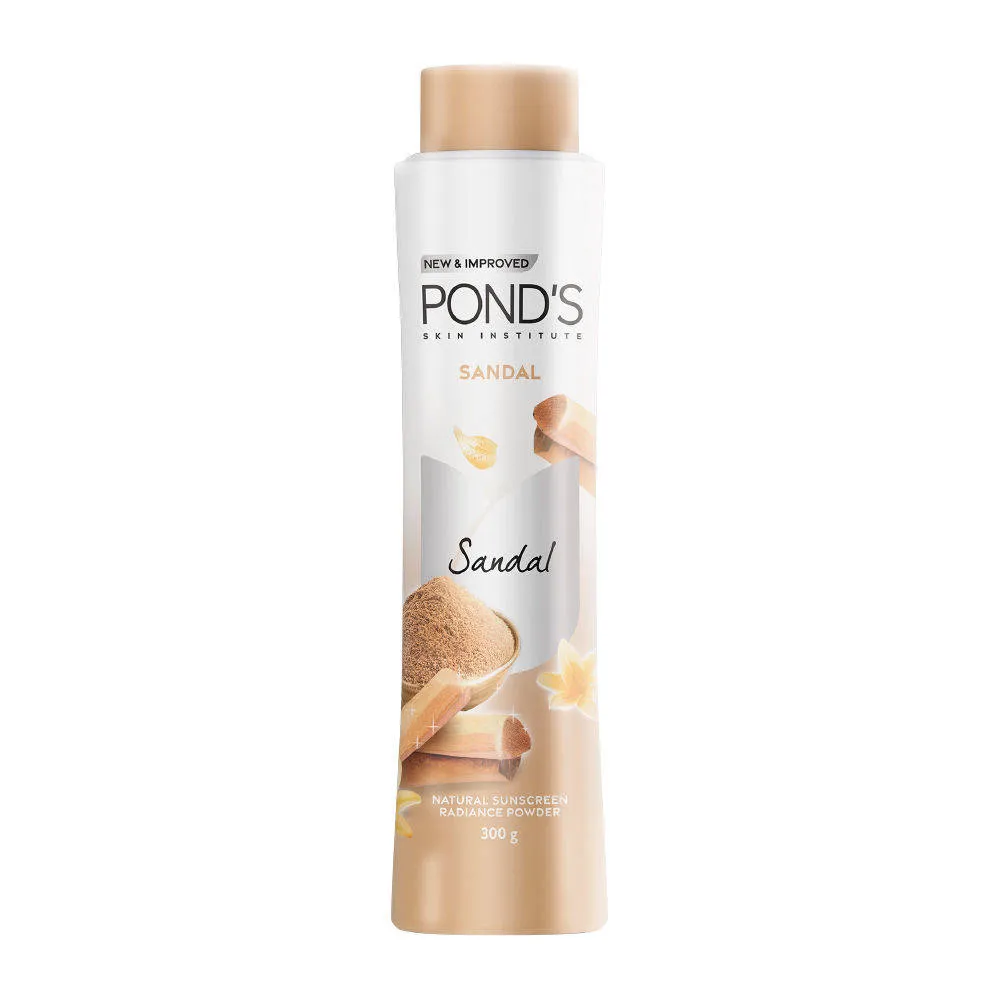 Pond's Ponds Sandal Radiance Talcum Powder Natural Sunscreen