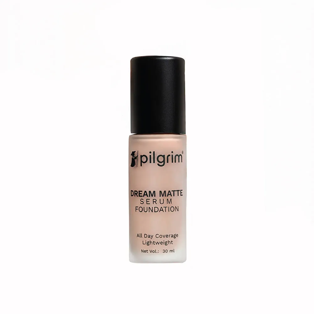 Pilgrim Dream Matte Serum Foundation Hydra-Light Finish with Hyaluronic Acid