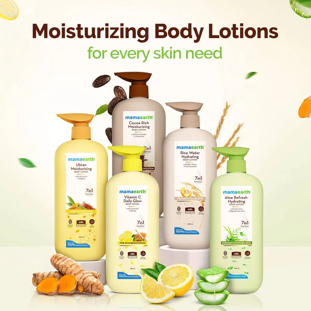 Mamaearth Aloe Refresh Hydrating Body Lotion