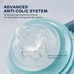 Aiwibi PPSU Heatresistance Anti-colic Feeding Bottles 180ml view 5