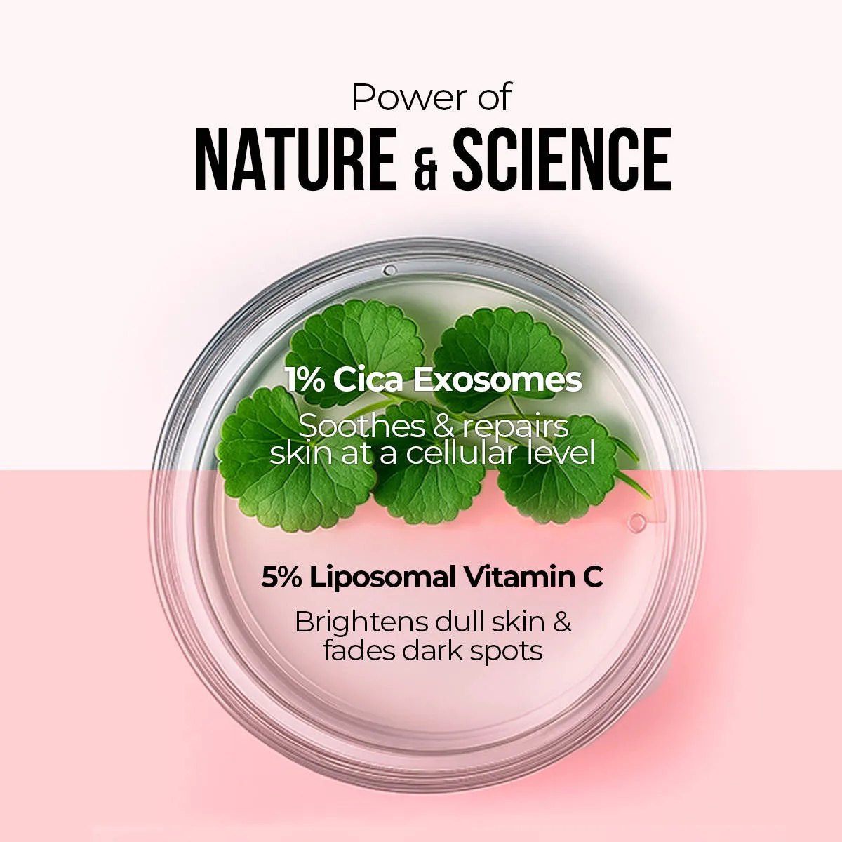 Dr. Sheth's Cica Exosomes & Vitamin C, to Glow, Brightens & Revives Dull Skin, For All Skin Types