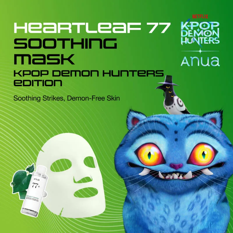 Anua Heartleaf 77 Soothing Mask - K-Pop Demon Hunters Special Edition