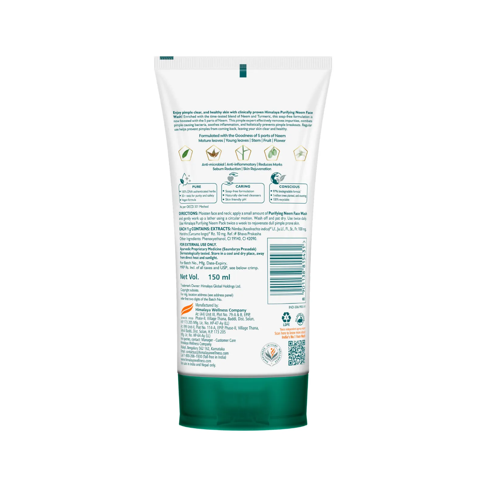 Himalaya Purifying Neem Face Wash