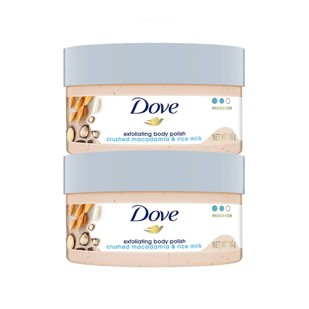 Dove Exfoliating Body Polish - Crushed Macadamia & Rice Milk