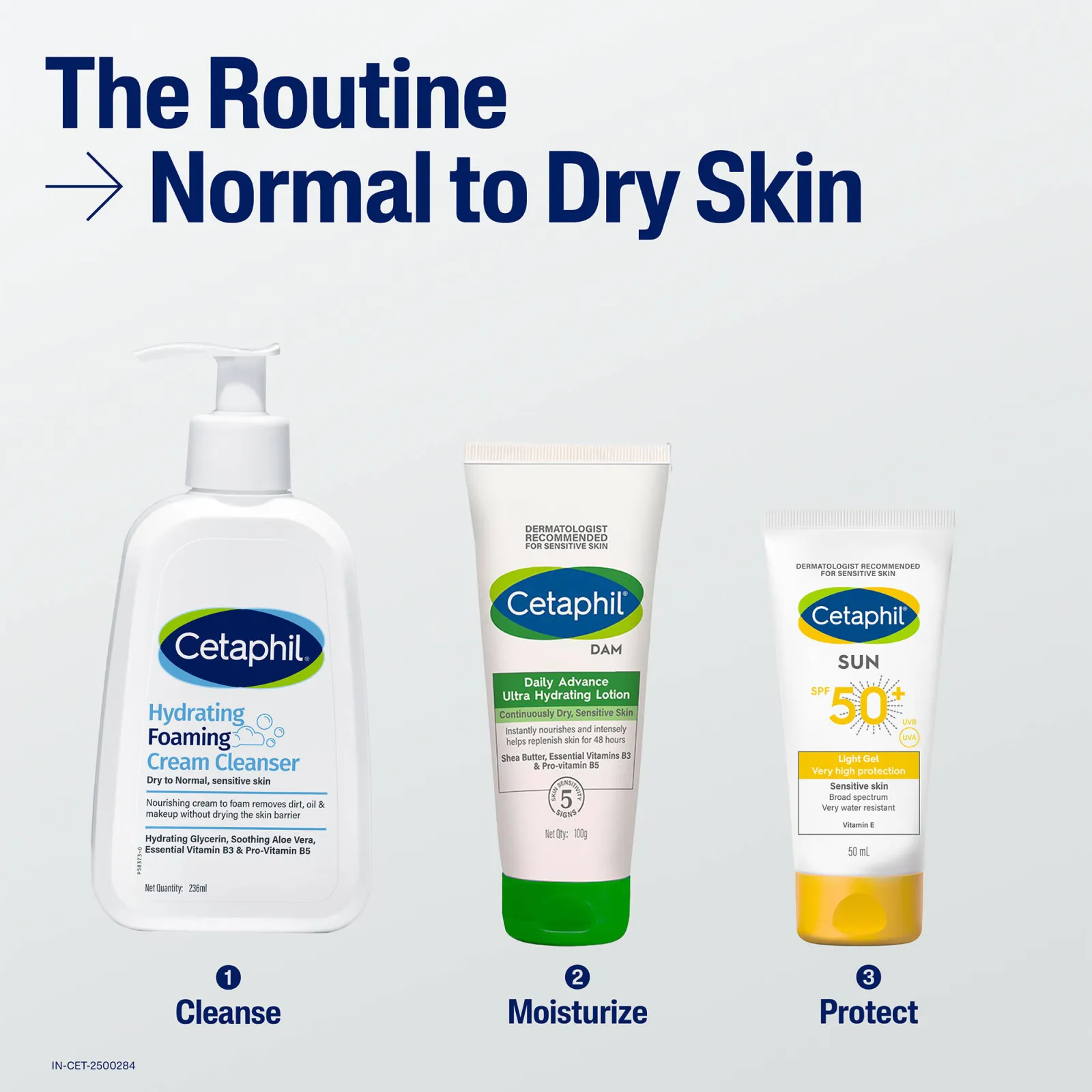 Cetaphil Hydrating Foaming Cream Cleanser Removes Micro Particles
