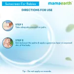 Mamaearth Mineral Based Sunscreen For Babies SPF20+ view 5