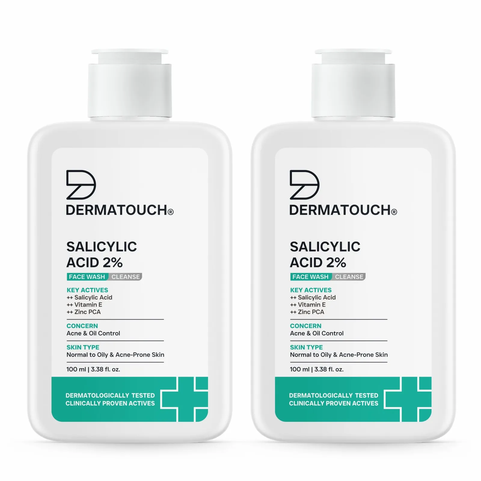 Dermatouch Salicylic Acid 2% Face Wash for Acne & Oil Control