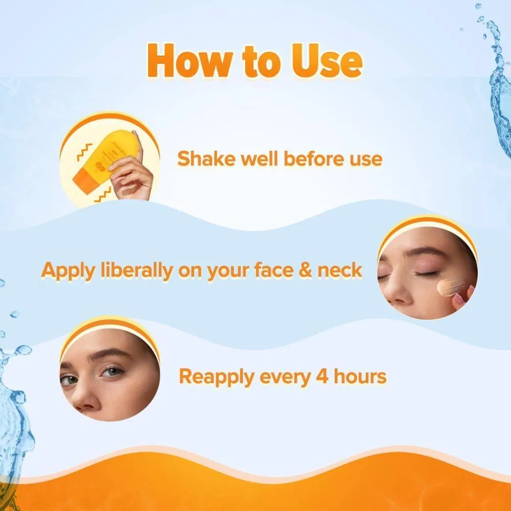 Aqualogica Glow+ Infused Water Sunscreen SPF 50+ PA++++