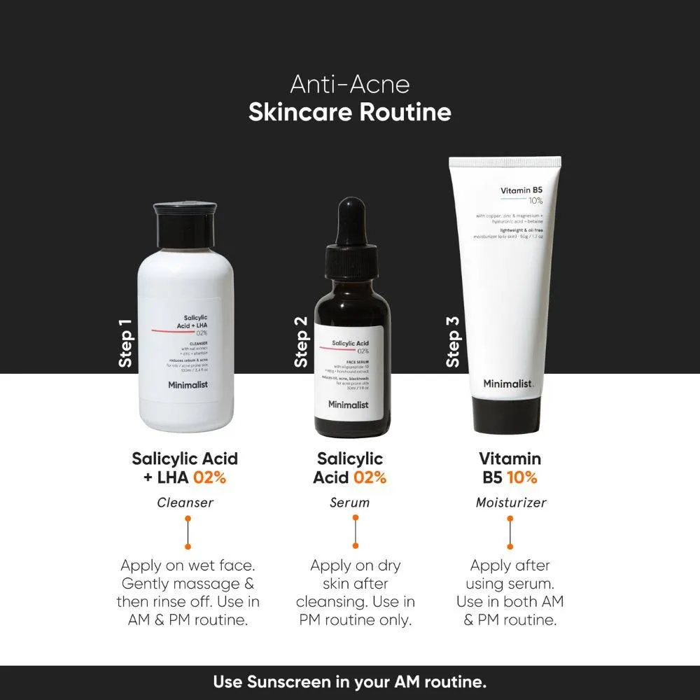Minimalist 2% Salicylic Acid Face Serum For Blackheads & Whiteheads