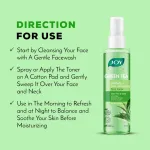Joy Green Tea Clarifying Face Toner with Aloe Vera - pH Balanced, Alcohol Free & For All Skin Types view 5