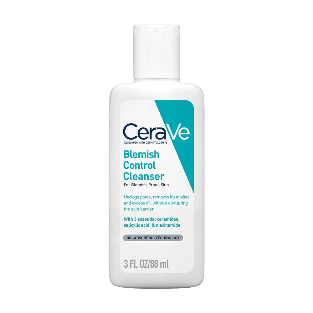 CeraVe Blemish Control Cleanser With 2% Salicylic Acid & Niacinamide For Acne-Prone Skin
