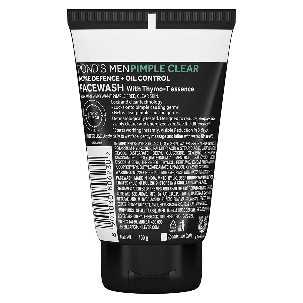 Pond's Ponds Men Pimple Clear Face Wash