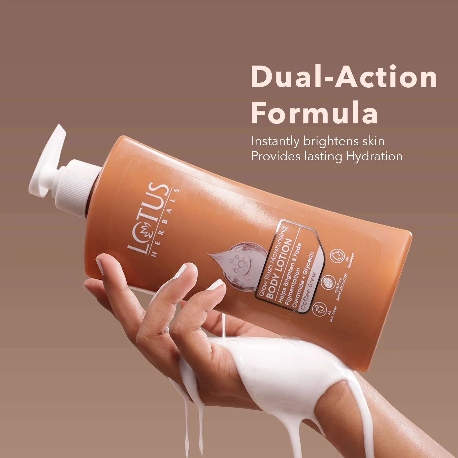 Lotus Herbals Glow Rush Moisturising Body Lotion - Pack of 2