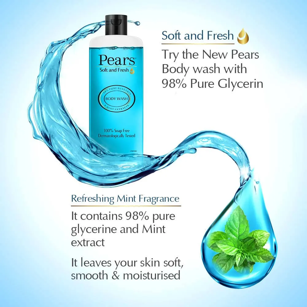 Pears Soft & Fresh Shower Gel Pack of 2
