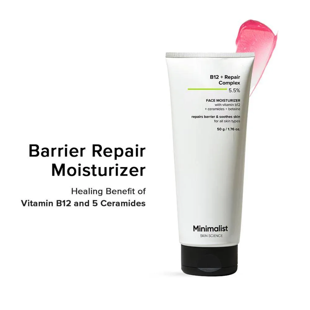 Minimalist B12 + Repair Complex 5.5% Face Moisturizer