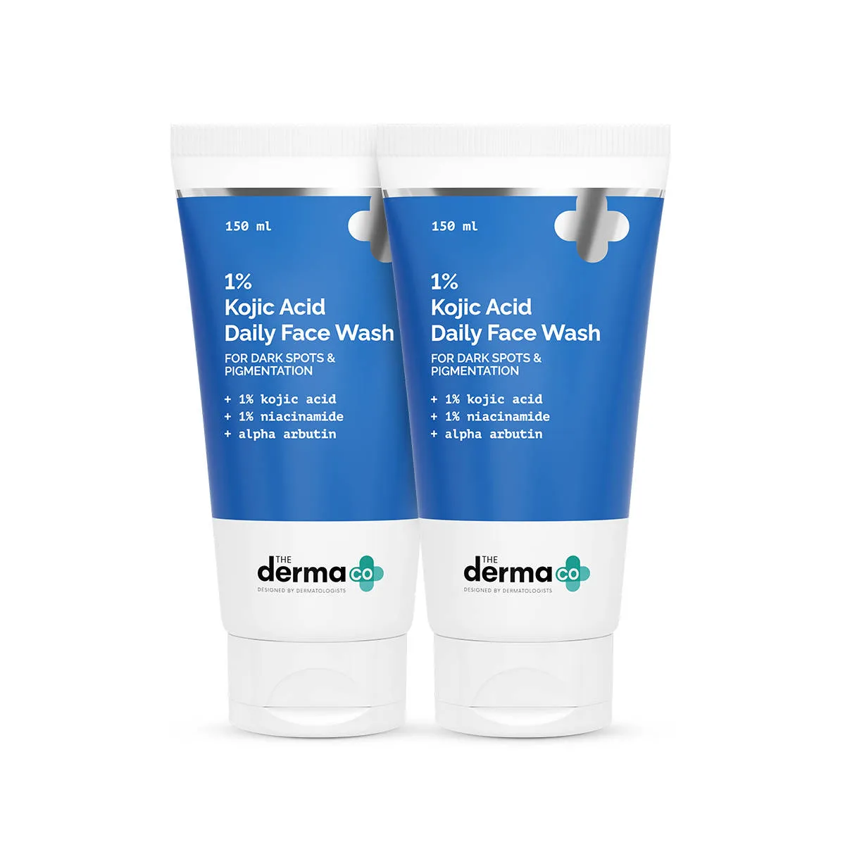The Derma Co 1% Kojic Acid Face Wash With Niacinamide For Dark Spots & Pigmentation - Pack Of 2