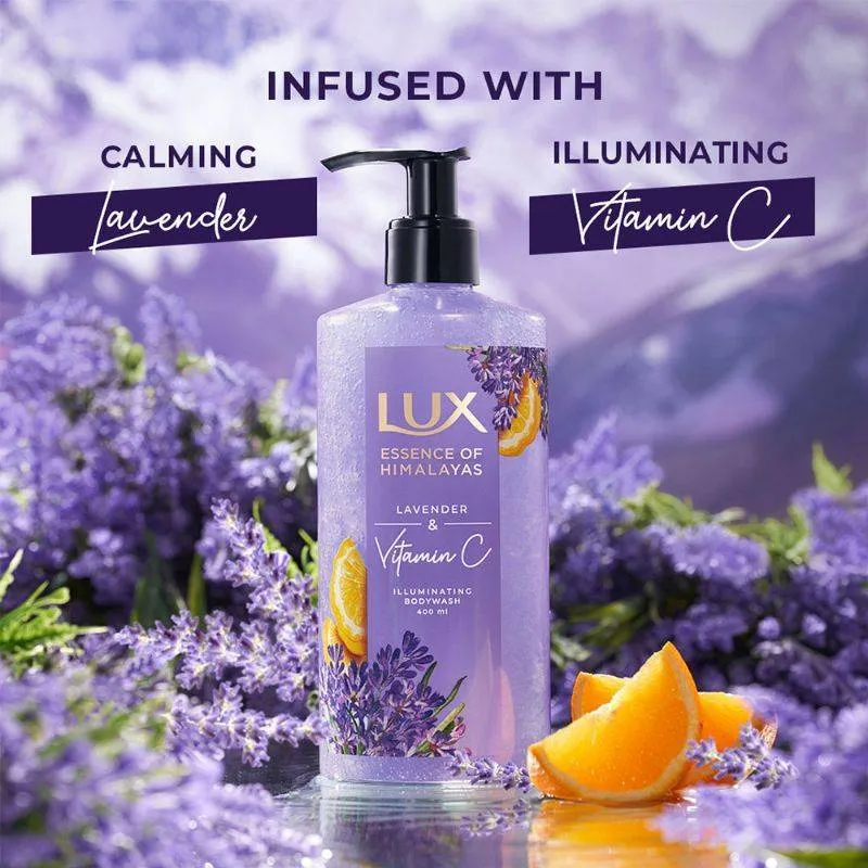 Lux Lavender & Vit C + Rose & Aloevera Shim Body Wash Combo