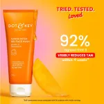 Dot & Key Mango Detan Gel Gel Face Wash, With Alpha-Arbutin & Niacinamide, Reduces Stubborn Tan view 5