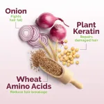 Mamaearth Onion Shampoo For Hair Growth & Hair Fall Control With Onion & Plant Keratin view 4