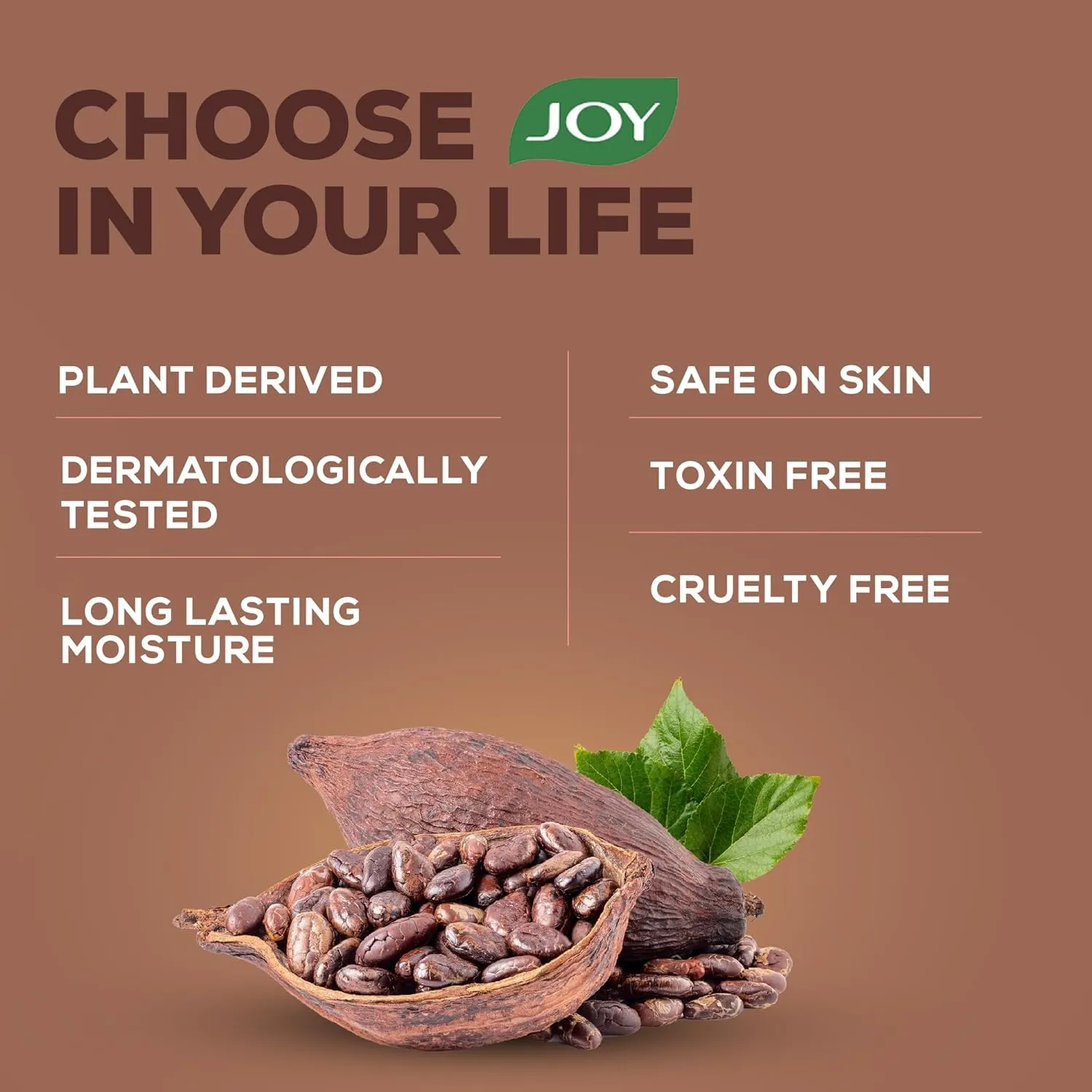 Joy Cocoa Rich Intense Nourishing Body Lotion - Shea & Cocoa Butter, 24hr Moisture for Winter
