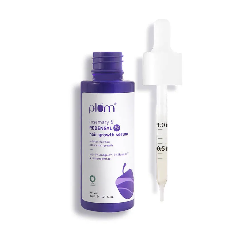 Plum Rosemary & 3% Redensyl Hair Growth Serum