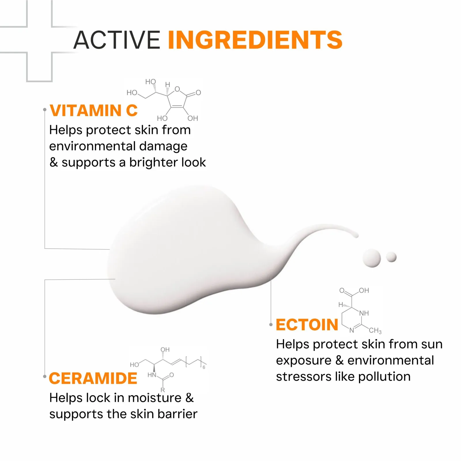 Dermatouch C-Defense UV Glow SPF 50 PA++++ Fluid Sunscreen for Premature Aging & Sunburn (In-Vivo & In-Vitro Tested) 80ml