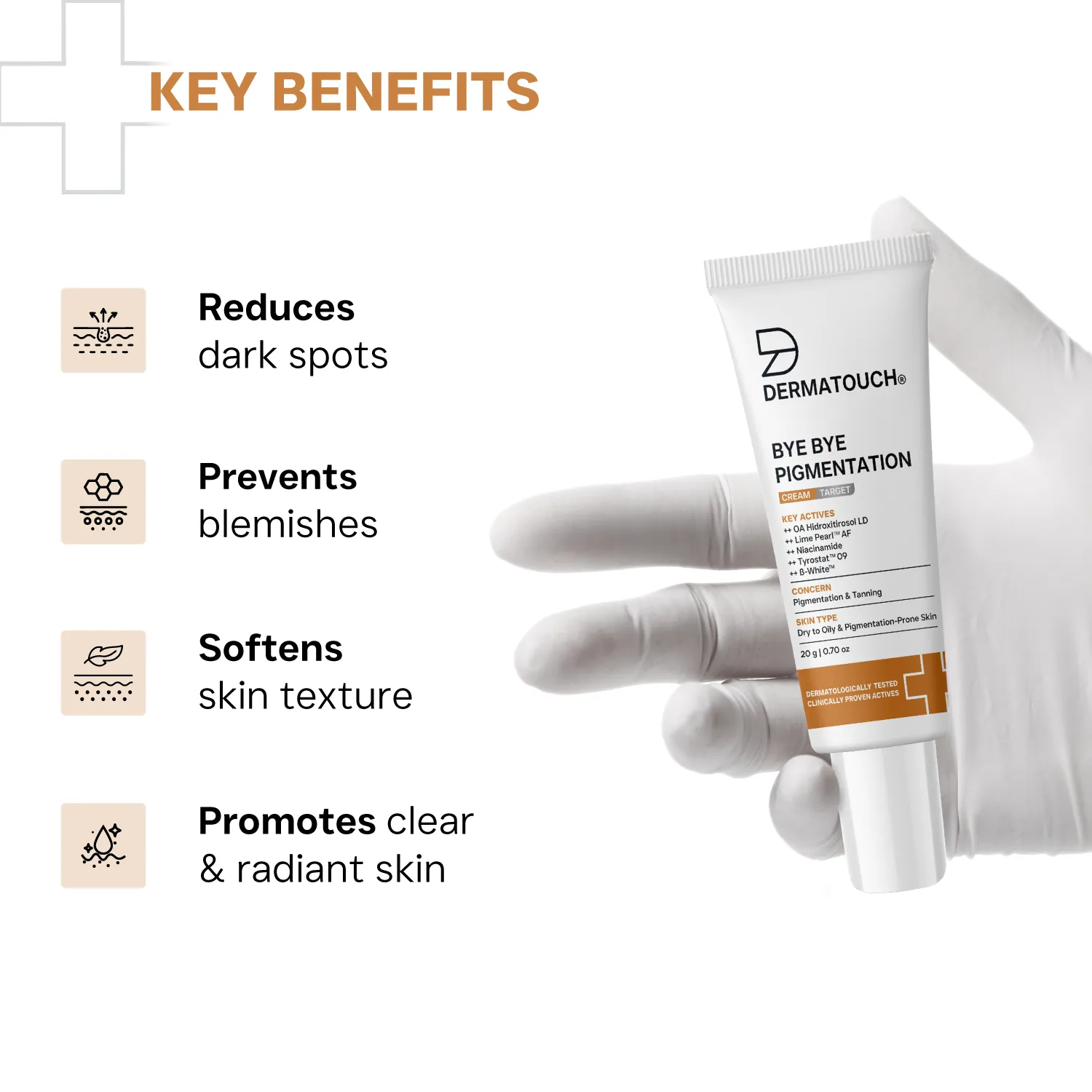 Dermatouch Bye Bye Pigmentation Cream for Pigmentation & Tanning