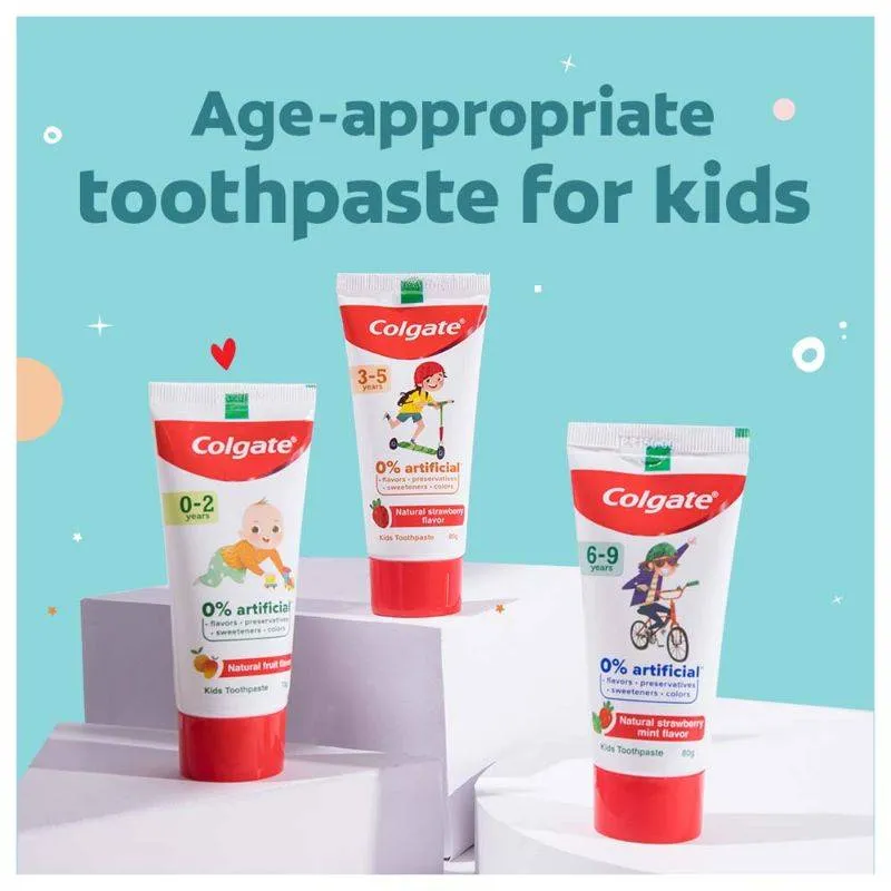Colgate Toothpaste for Kids (0-2 years), Natural Fruit Flavour
