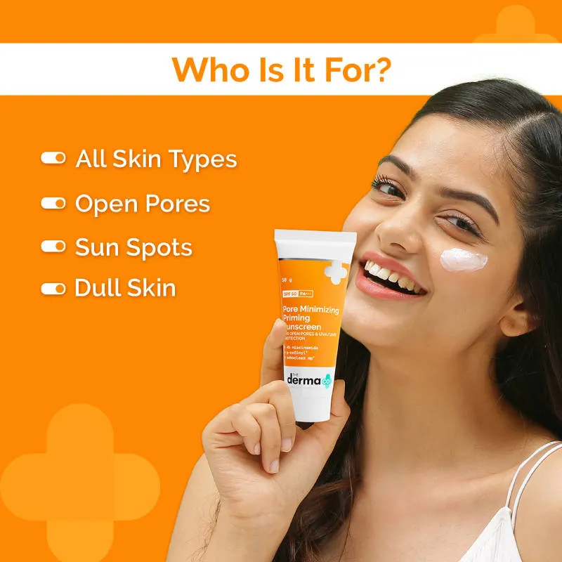 The Derma Co Pore Minimizing Priming Sunscreen