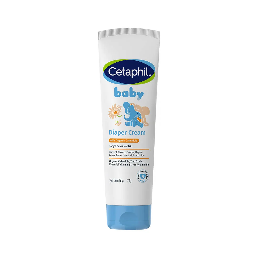 Cetaphil Baby Diaper Cream with Organic Calendula & Vitamin E, Suitable for New Born