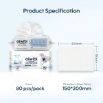 Aiwibi 99.91% Pure Water D-Panthenol Wipes view 11