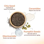 Mamaearth Chia Hydra Calm Face Pack Niacinamide & Ceramides for Hydration, Glow & Skin Brightening view 3