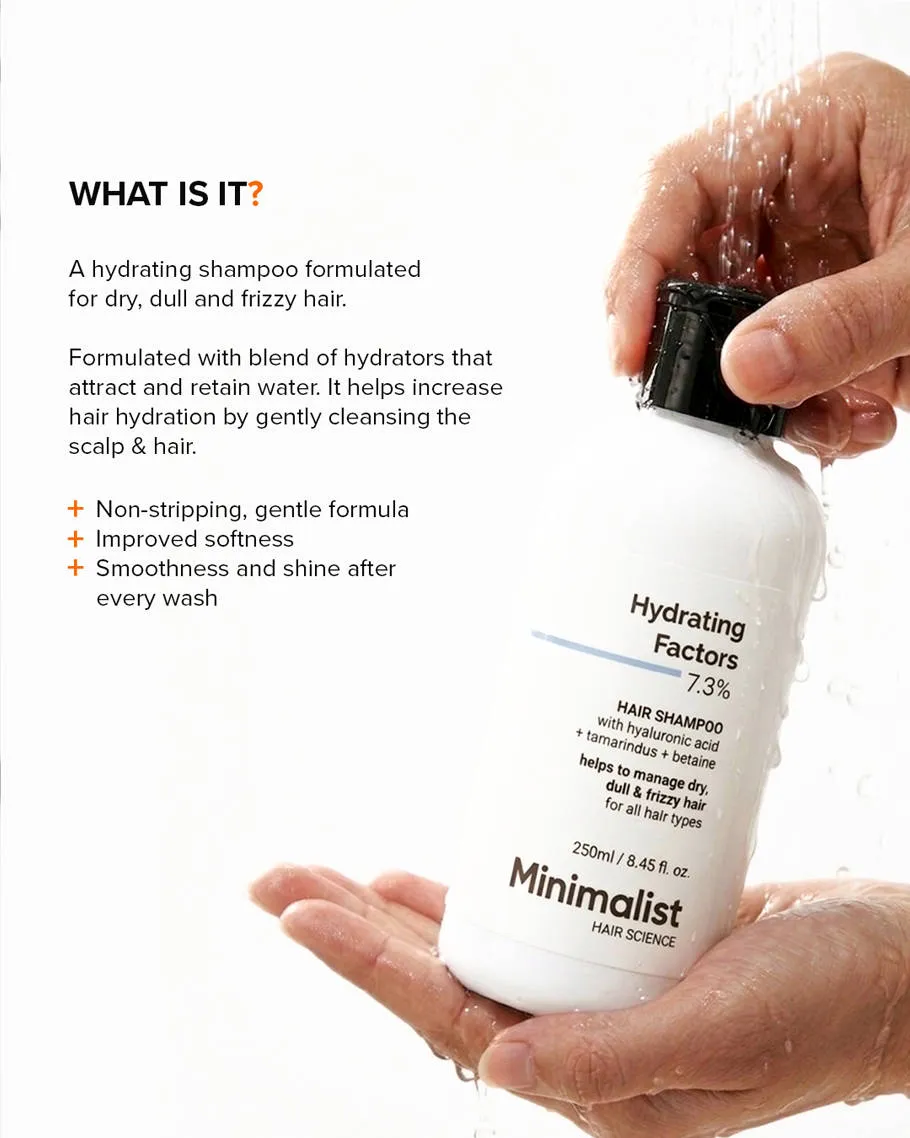 Minimalist Hydrating Factors 7.3% Hair Shampoo