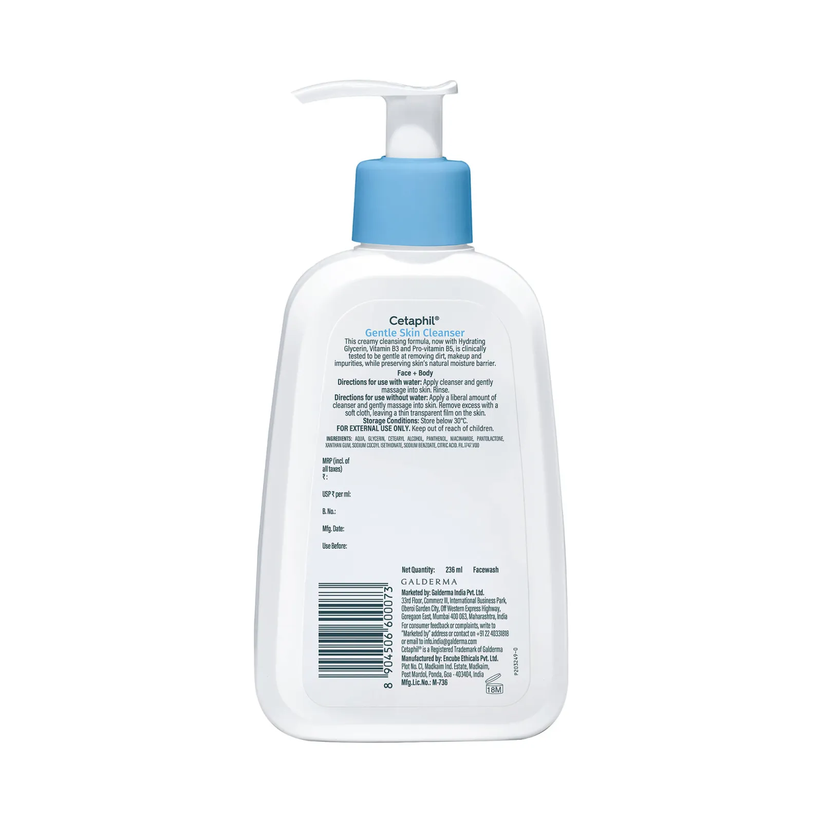 Cetaphil Gentle Skin Cleanser For Normal, Dry Skin Hydrates And Softens