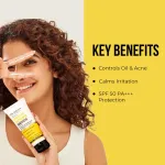 Dr. Sheth'S Centella & Niacinamide Sunscreen Spf 50 Pa+++ Protection For Oily & Acne-Prone Skin view 3