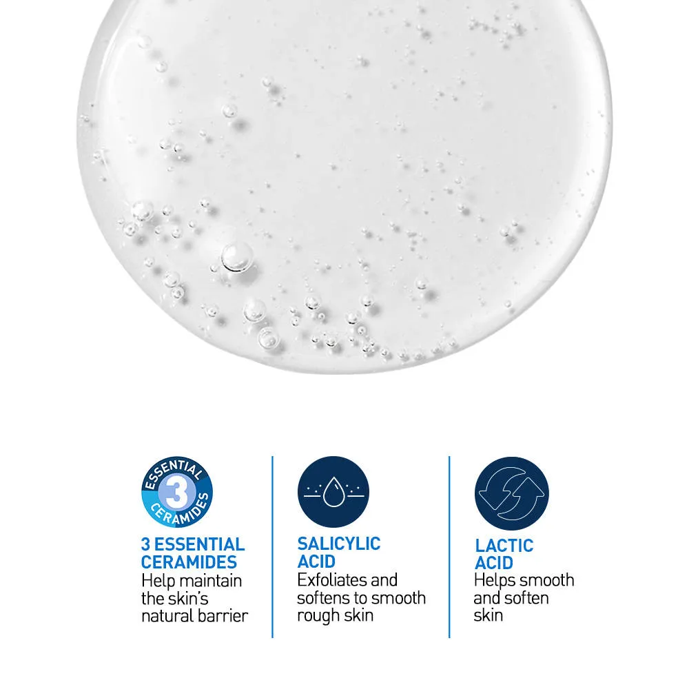 CeraVe SA Smoothing Cleanser For Dry, Rough & Bumpy Skin, Face Wash With Salicylic Acid & Ceramides