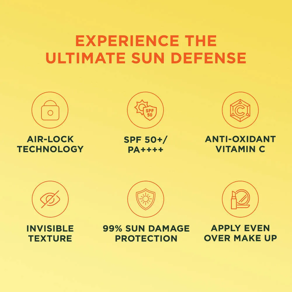 Garnier Super UV Invisible Air Mist Spray Sunscreen SPF50 PA++++ For UVA/B, Over Makeup Spray, No White Cast